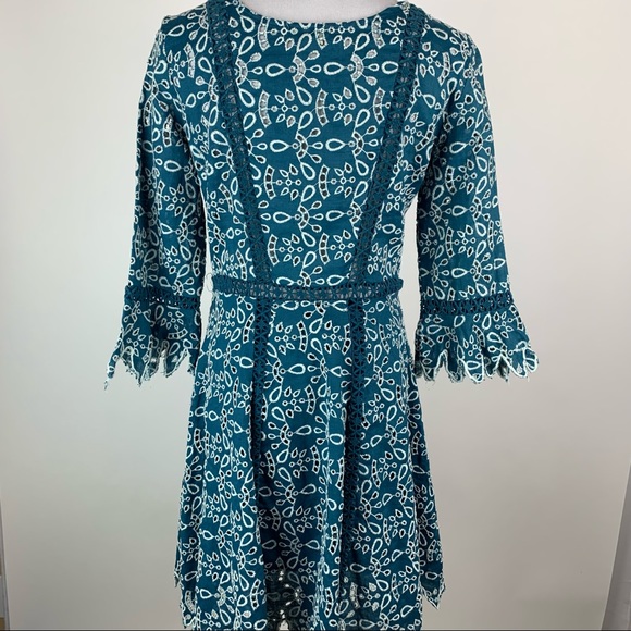 Maje Eyelet Dress Sz 2 - Picture 8 of 12